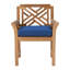 Monterey Outdoor 5 - Piece Teak Dining Set with Cushions-1302656953