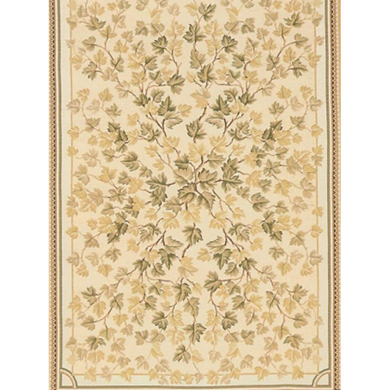 Wool Floral Area Rug, Rectangle 14'5" x 19'5"