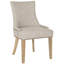 Chaise d'appoint rembourrée Abby