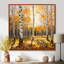 Soleil à travers les bouleaux - impression d'art mural Birch-815530364-815530356