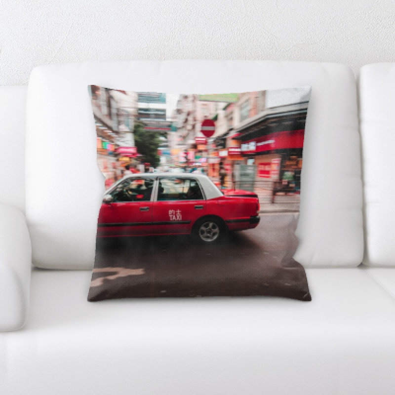 Microsuede Throw Pillow