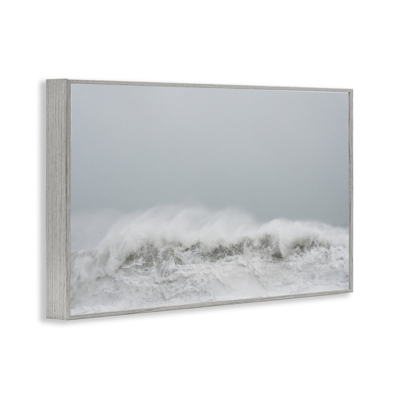 Giclée encadrée Cresting Wave Abstraction, design par Jade Sharp Photo, Estampe numérique Farmhouse, H 20 po x l 30 po
