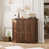 Grain de bois brun