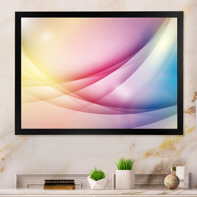 Fractal Colorful Waves - reproduction d'art sur toile