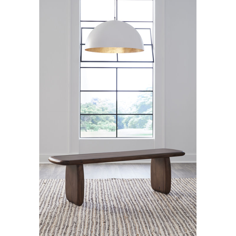 Ronquillo Acacia Wood Bench In Impala