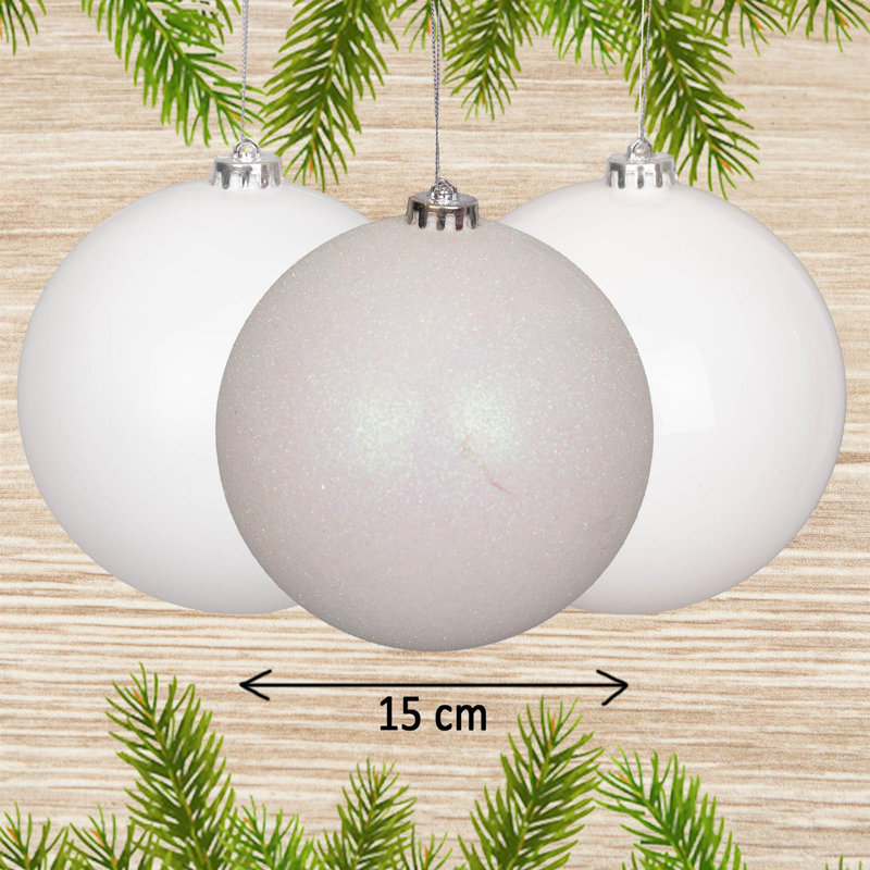15cm Polyvinyl Chloride (PVC) Bauble