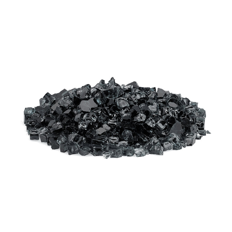 Verre de foyer 10 lb, Noir