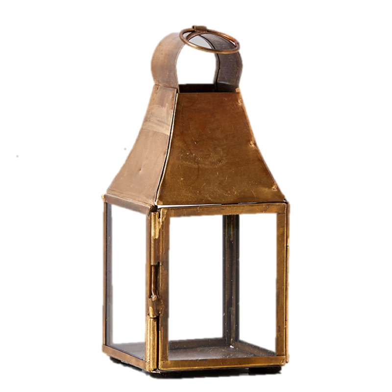 Lanterne carrée en métal