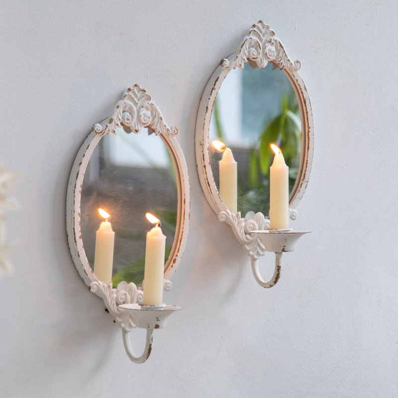 Wall Candle Sconces Set Of 2