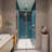Universal Pivot 1/4" Tempered Glass Shower Door - 1 3/8" Adjustable, 36000 Times Examined Open/Close Characteristic, Smooth Pivot, Leak, , Aluminium Alloy With Checked Open/Close, Operation, Item