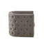 Fauteuil inclinable et berçant pivotant en bois massif Taupe-1489257834