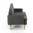 Morgandy Faux Leather 52'' Reception Loveseat-1272552027