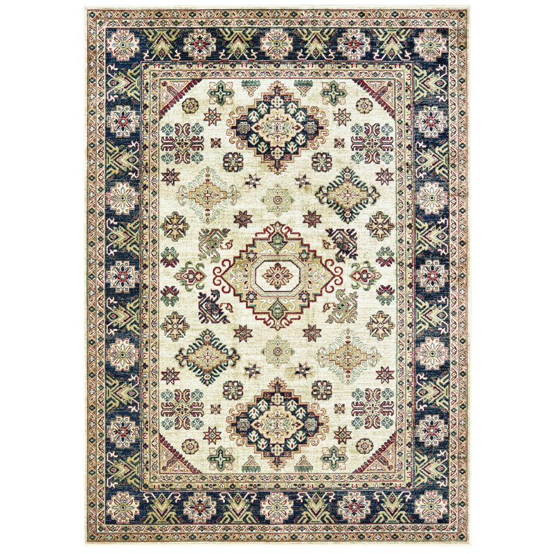 Hudson Oaks Viscose Oriental Indoor Rug, Rectangle 1'11" x 3'3"