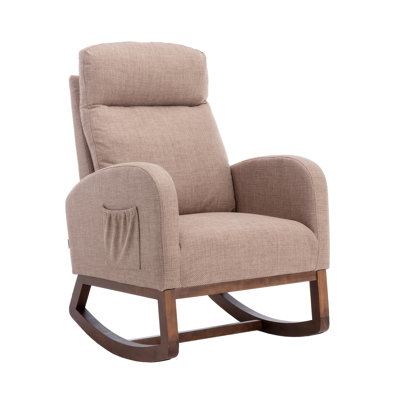 Chaise berçante rembourrée Modern Soft Arm