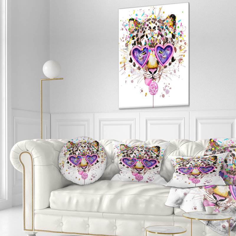 Coussin lombaire en moelle d’animaux leopard