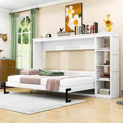Murphy Bed with Storage Shelves
