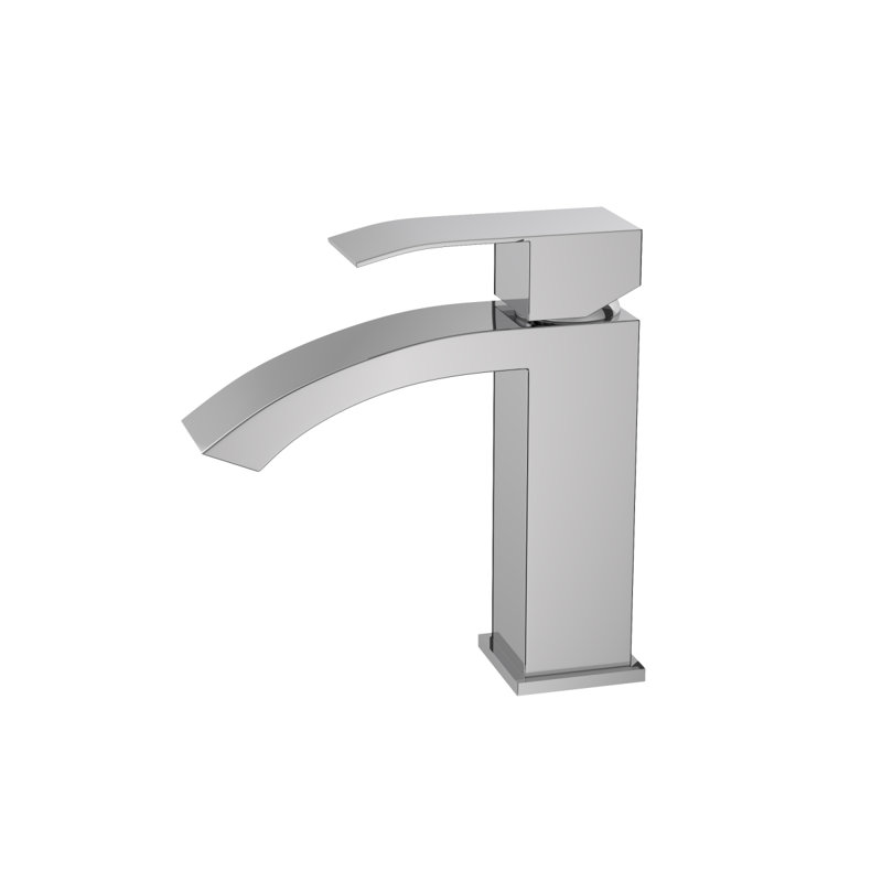 Bothwa Home 6.68" CUPC Certified Single Handle Bathroom Sink Faucet (Chrome Finish), Chrome