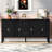 Four-Door Sideboard With Geometric Patterns And Storage