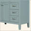 Meuble-lavabo 36 po avec lavabo, armoire de salle de bain avec tiroirs, structure solide et panneau de fibres à densité moyenne-174548368