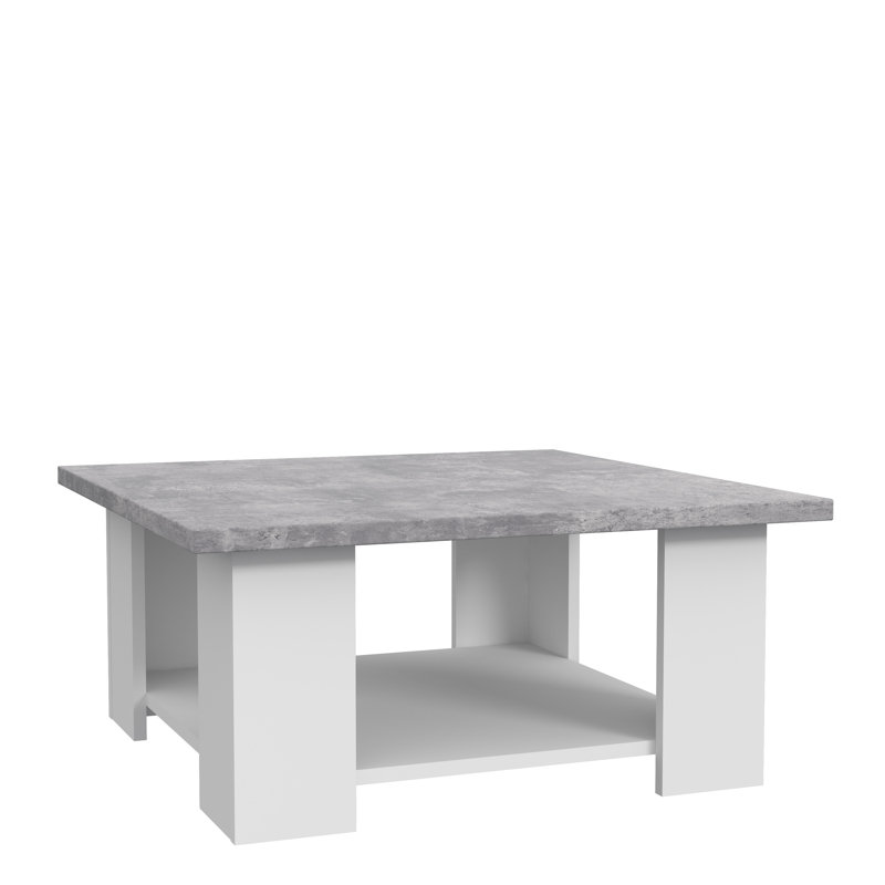 Downer Four Leg Coffee Table with Storage, 31cm H x 67cm W x 67cm D