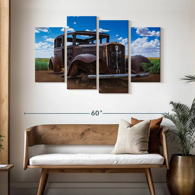 Mehar Abandoned Antique Car, 32" H x 52" W