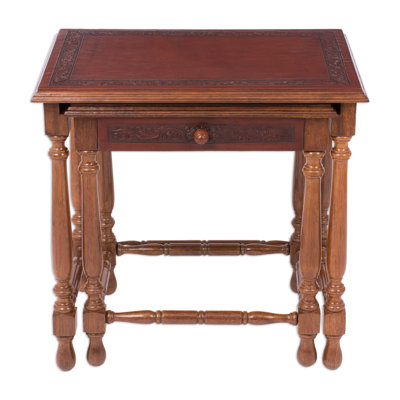 Dekin Solid Wood Nesting Tables