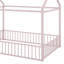 Structure de lit en métal avec clôture-1325924124