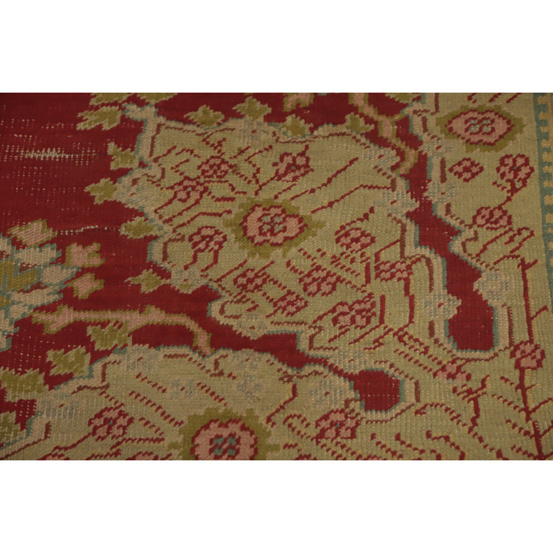 Tapis turc antique Oushak 10 x 14