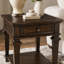 Table de bout avec tiroir de rangement Traditional Design