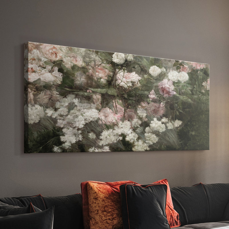 Botanical Series-CDX- Toile tendue avec châssis - Prêt à accrocher, H 20 po x l 40 po