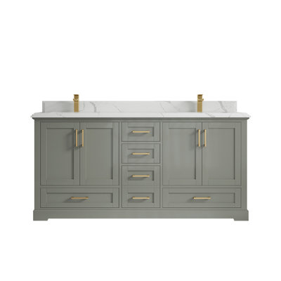Ensemble de meuble-lavabo double 72 po Esin