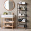 Antoanella 133.8cm H x 42.9cm W Metal Standard Bookcase