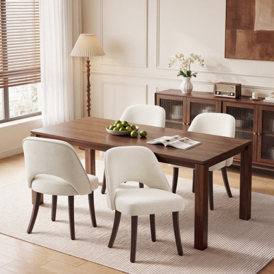 49 cm H Upholstered Fabric Dining Chair
