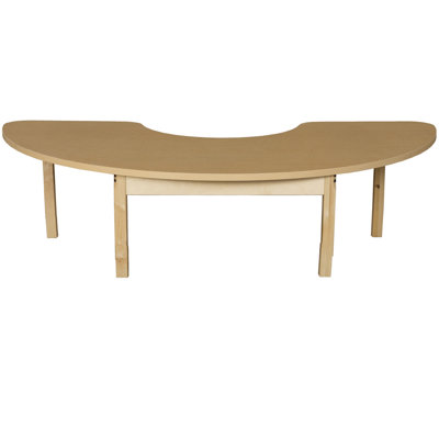 Laminate Adjustable Half-circle 4 Students Activity Table