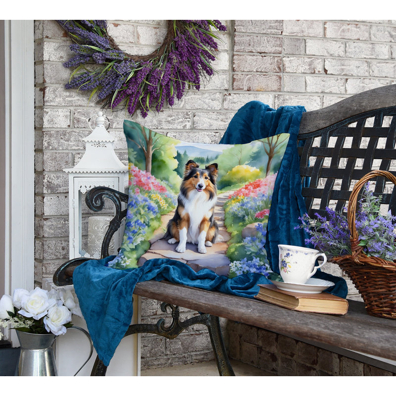 Coussin décoratif réversible Spring, H 18 po x l 18 po