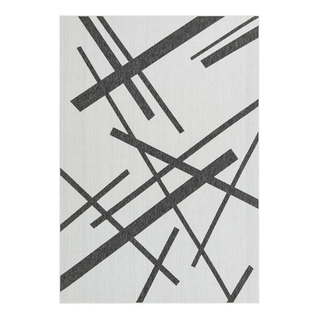 Geometric Indoor / Outdoor Rug Unique Loom Rug 