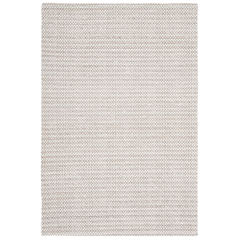 Marbella Contemporary Area Rug In Light Brown / Ivory, Rectangle 122 x 183 cm