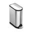 simplehuman 18L butterfly pedal bin, brushed stainless steel