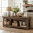 62.99-Inch Solid Wood Console Table, Farmhouse Sofa Table With Storage For Entryway, Living Room-126594159