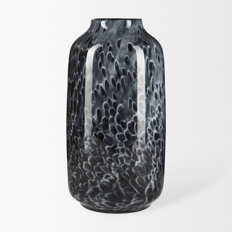 Vase de table en verre Byersville, H 14,96 po x l 7,91 po x P 7,91 po