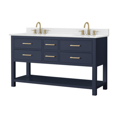 Brooks 61 in. Double Vanity
