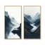 «Winter Lake Side Valley of Tranquility I», collection d'art mural 2 pièces-307900272-307900275