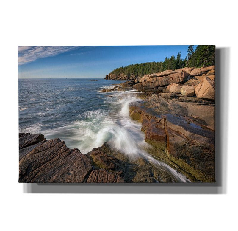 «Springtime Acadia National Park» par Rick Berk, art mural sur toile, H 18 po x l 26 po