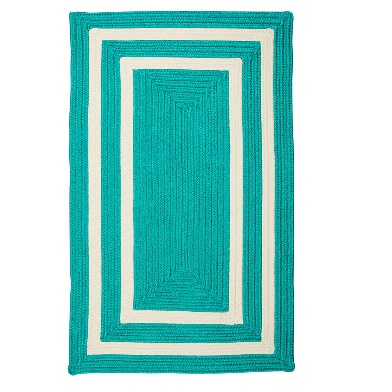 Tapis bleu tressé Cisbrough, Rectangle 8 pi x 11 pi