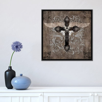 «Cross II» par Brandon Glover - estampe numérique sur toile tendue avec châssis