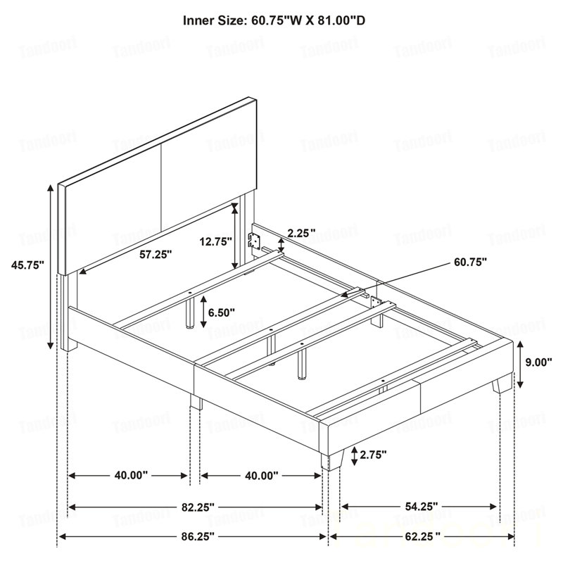Upholstered Queen Bed
