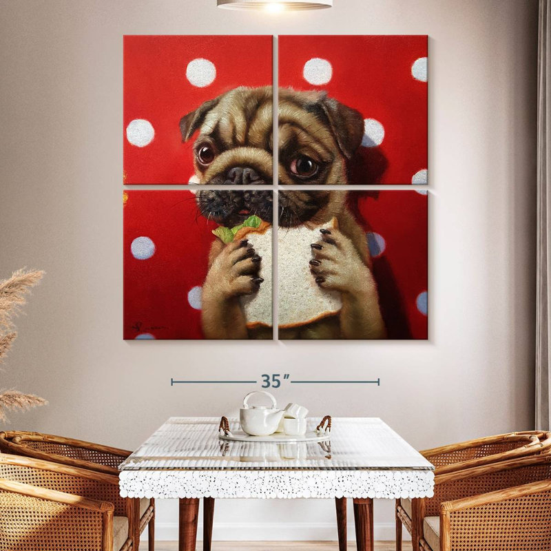 Ketti Pugalicious, 50" H x 50" W