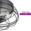 Luminaire encastré industriel avec cage Lincoln Woods