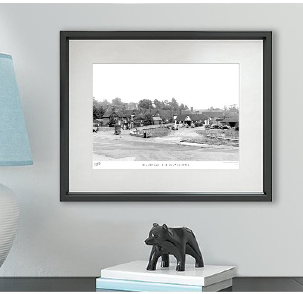 'Riverhead, the Square C1950' by Francis Frith - Picture Frame Photograph Print on Paper