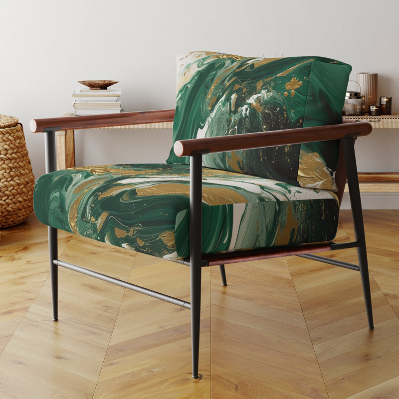 Fauteuil d'appoint Daeschle, Doré